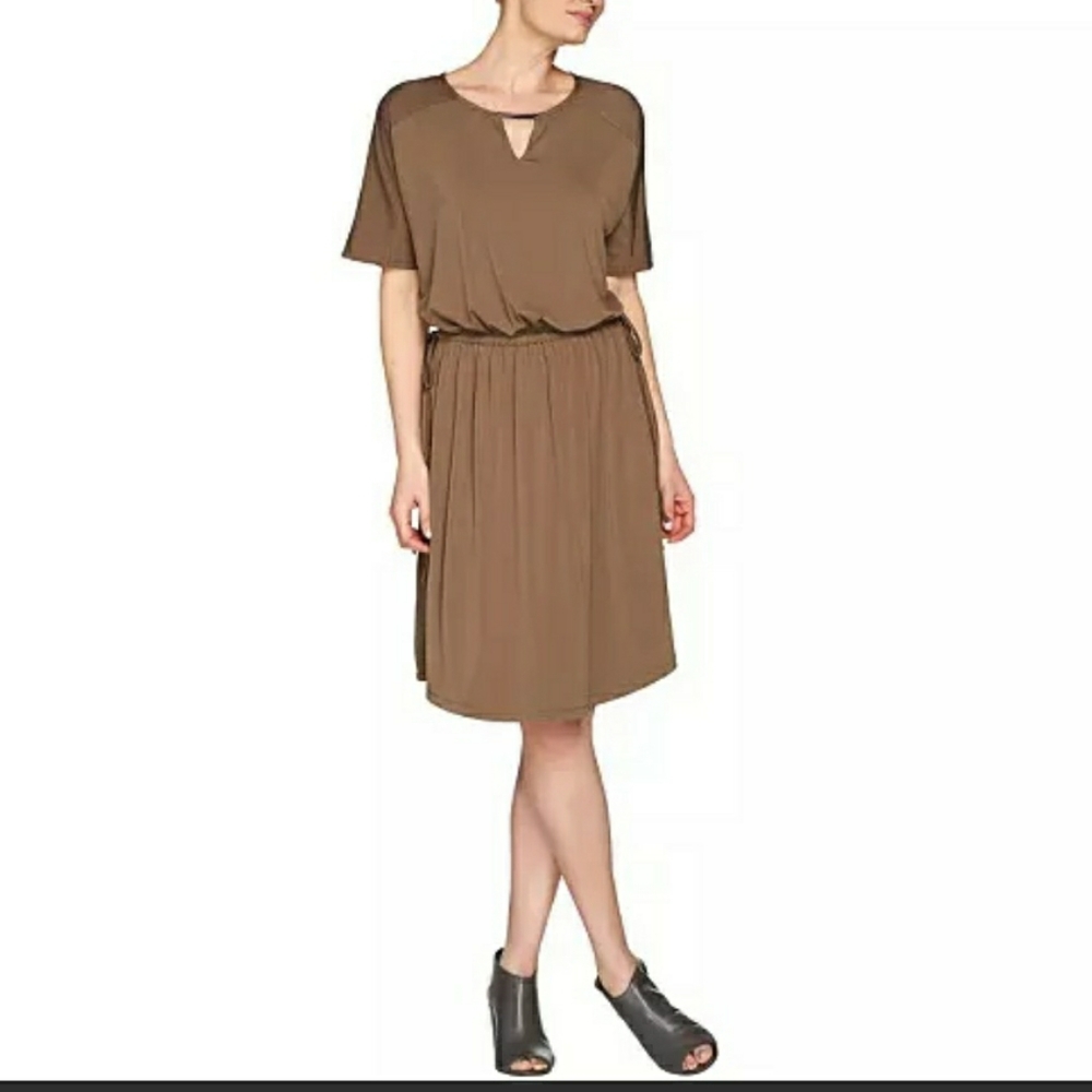 NEW H by Halston, Jet Set Jersey Knit Dress Sz 2X